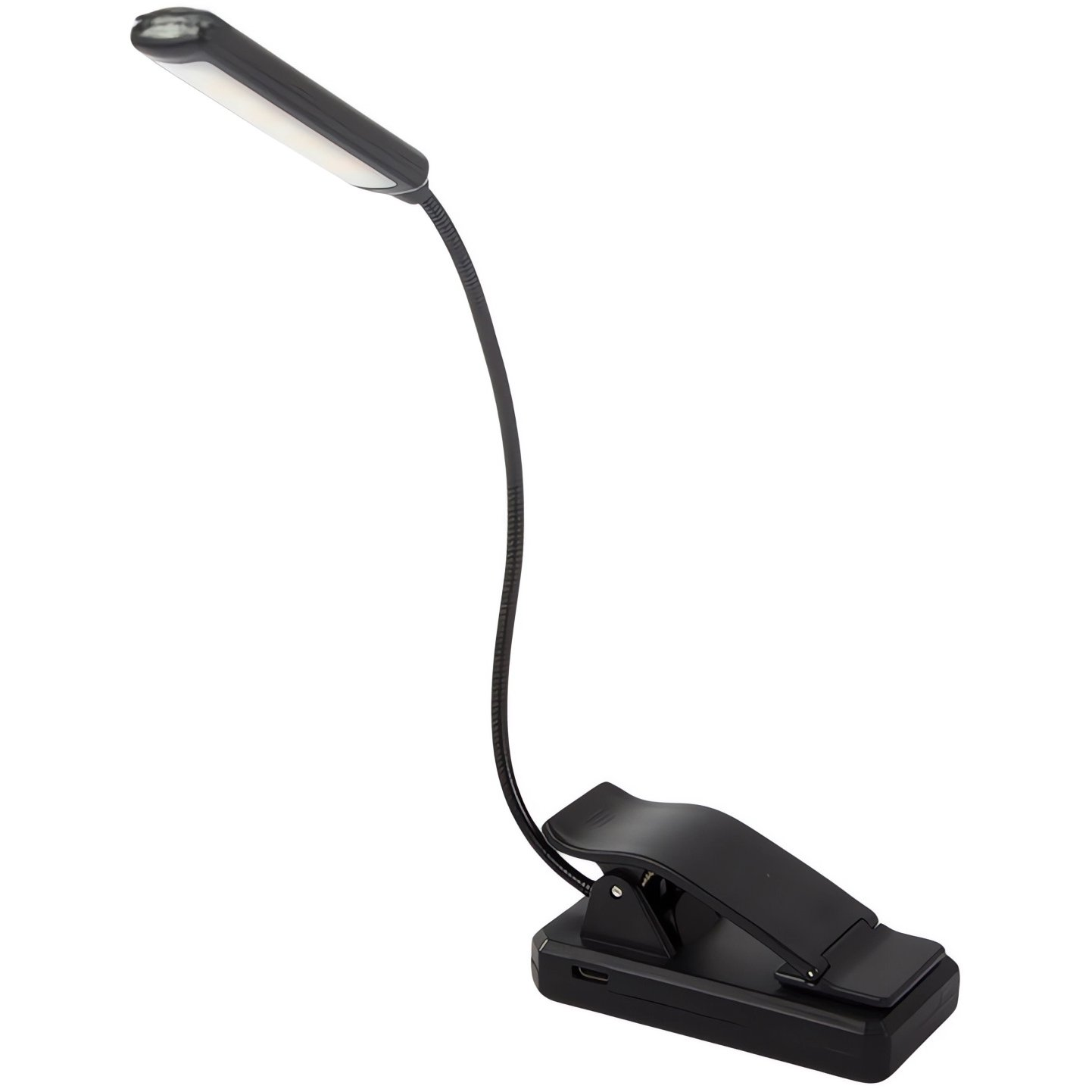 Verk 27415 LED lampa na čtení s klipem , 2 W, černá (5907451369906)