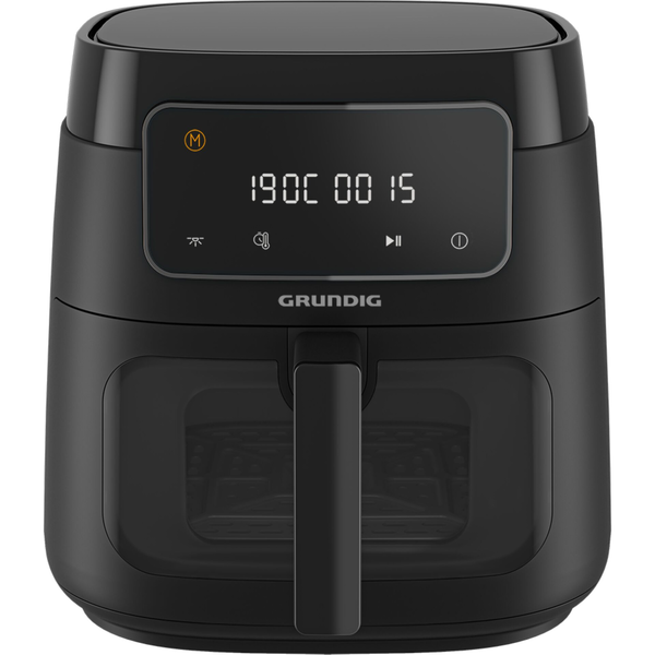 Grundig FRY 7320 Enkel 7,6 l Vrijstaand 1900 W Heteluchtfriteuse Zwart