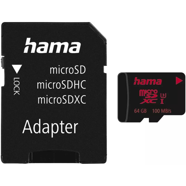 Hama 00213115 hukommelseskort 64 GB MicroSDXC UHS-I Klasse 3