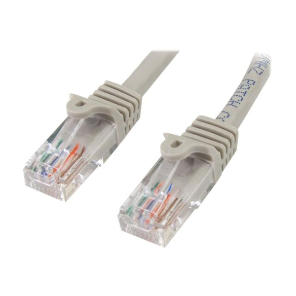 StarTech.com 45PAT5MGR cavo di rete Grigio 5 m Cat5e U/UTP (UTP)