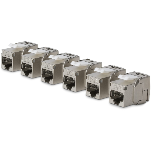 StarTech CAT8 KEYSTONE JACK 6-PACK