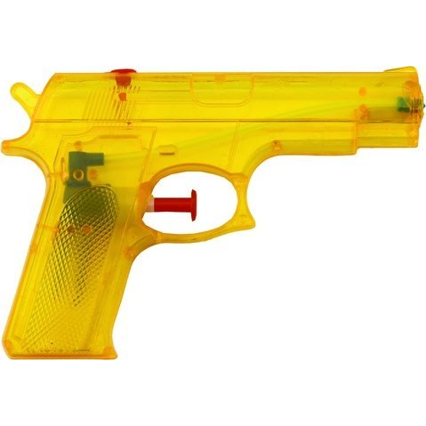 Vízpisztoly, Kicsi, Műanyag, Sárga, 15 x10,5 cm- 20883 (20883)