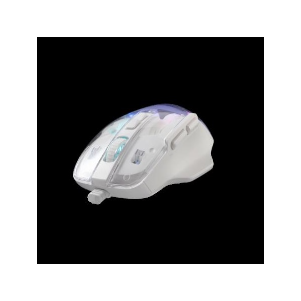 Baracuda ANGLERFISH-W BGM-062W gamer egér fehér 7200 DPI RGB (BC BGM-062W)