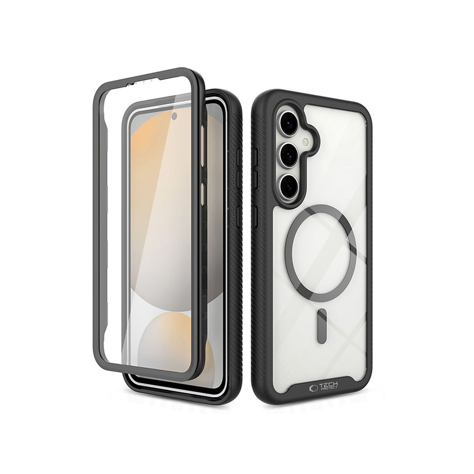 Tech-Protect Defense 360 ütésálló tok - Samsung SM-S721 Galaxy S24 FE - fekete (TP380282)