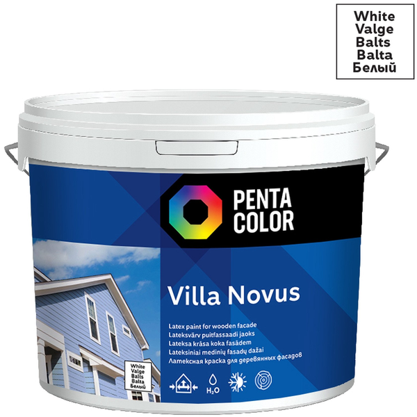  Pentacolor FACADE PAINT VILLA NOVUS WHITE COLOUR 5
