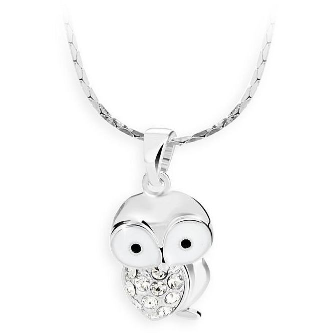 JSB Bijoux Swarovski kristállyal díszített baglyos nyaklánc (8592661090039)