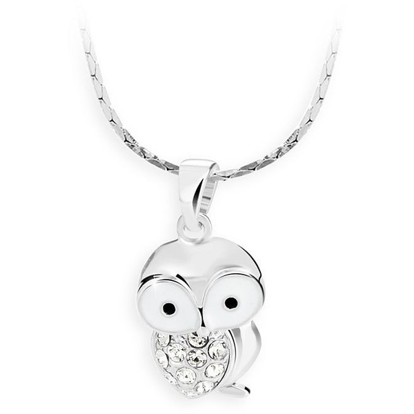 JSB Bijoux Swarovski kristállyal díszített baglyos nyaklánc