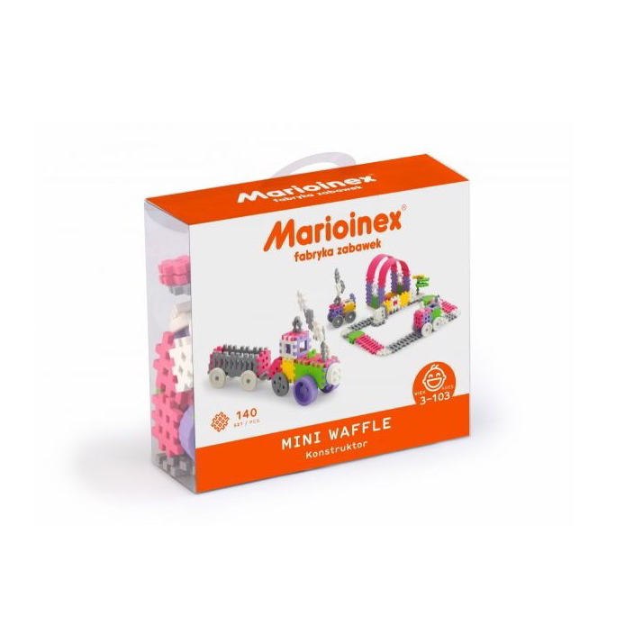 Mini gofri 140 darabos készlet - Járművek (MX140)