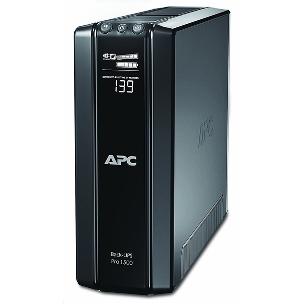 APC Back-UPS Pro UPS-enhed Interaktivt indgangsstik 1,5 kVA 865 W 6 AC stikkontakt(er)
