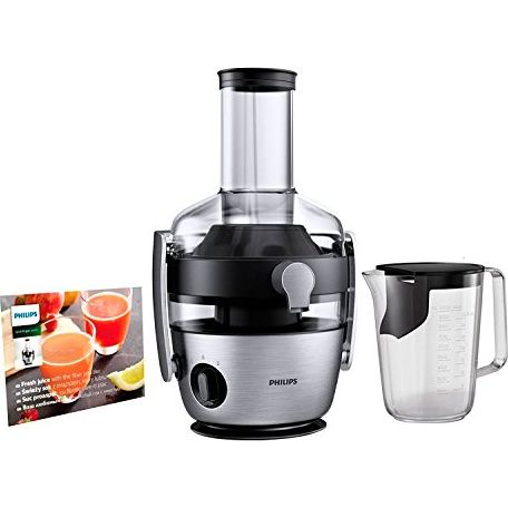 Philips Avance Collection HR1921/20 citruspresser og juicemaskine 1100 W Sort, Sølv, Transparent