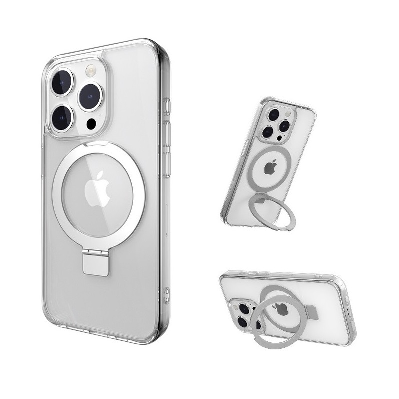 SwitchEasy MagStand M Apple iPhone 15 Pro MagSafe Tok - Átlátszó (SPH56P173TR23)