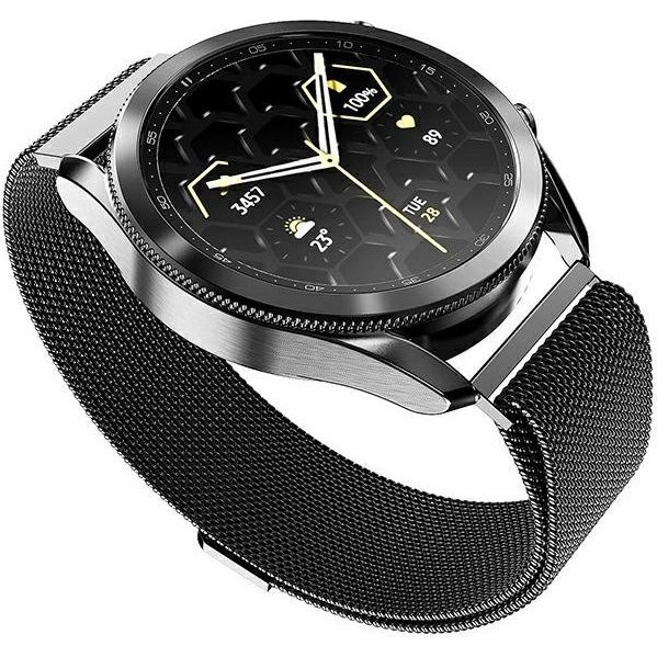 Mercury Óraszíj Mesh Apple Watch 38/40/41 mm Fekete ( )