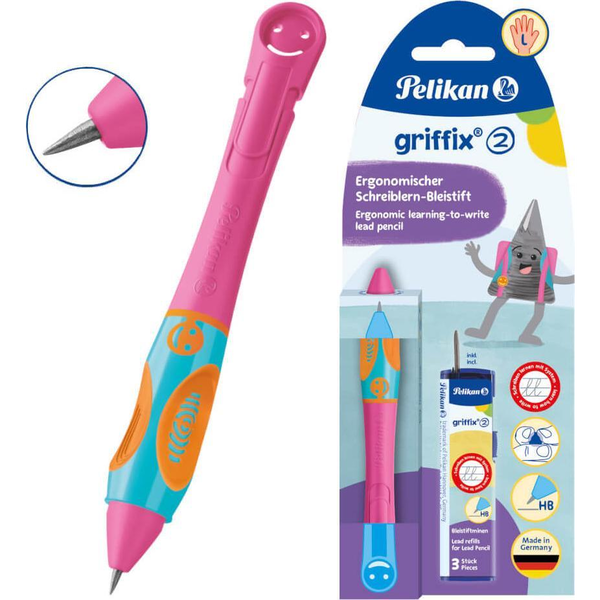 Pelikan griffix Bleistift  Linkshänder Lovely Pink Blister