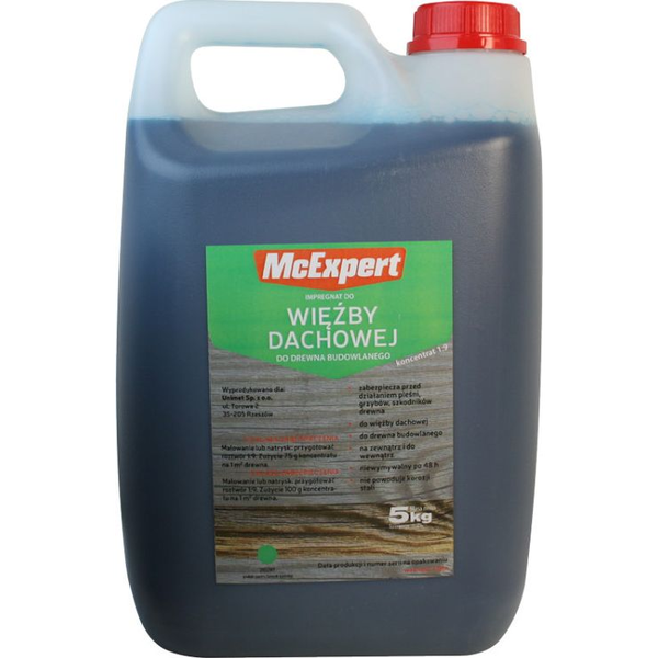 McExpert IMPREGNAT DO WIĘŹBY DACHOWEJ KONCENTRAT 1:9 5KG