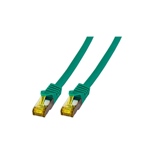 EFB RJ45 Patchkabel S/FTP,Cat.6A,LSZH,Cat.7 Rohk.,1m,grün