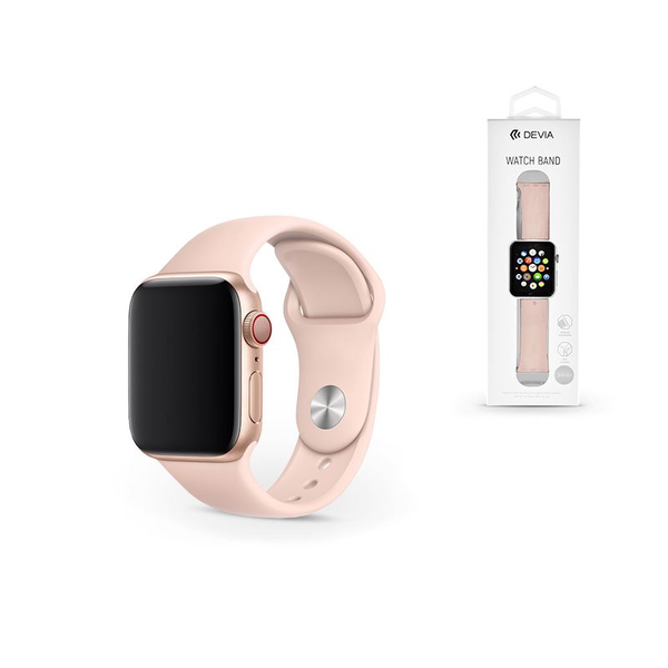 Apple Watch каишка, съвместима със смарт часовници с 38/40/41 мм дисплей, прасковен цвят