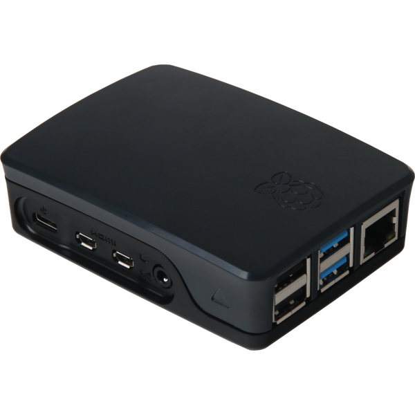 Raspberry PI 4B Számítógépház - Fekete