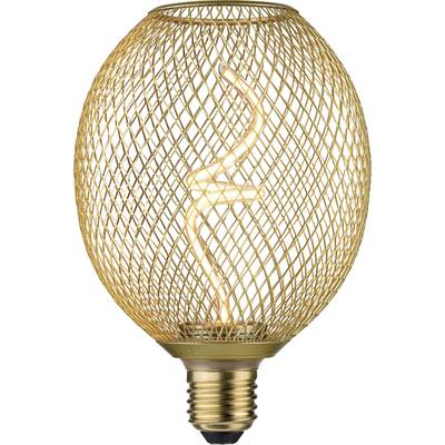 Paulmann 29259 LED E27 Gömb forma 4 W Borostyán (Ø x Ma) 110 mm x 160 mm 1 db (29259)