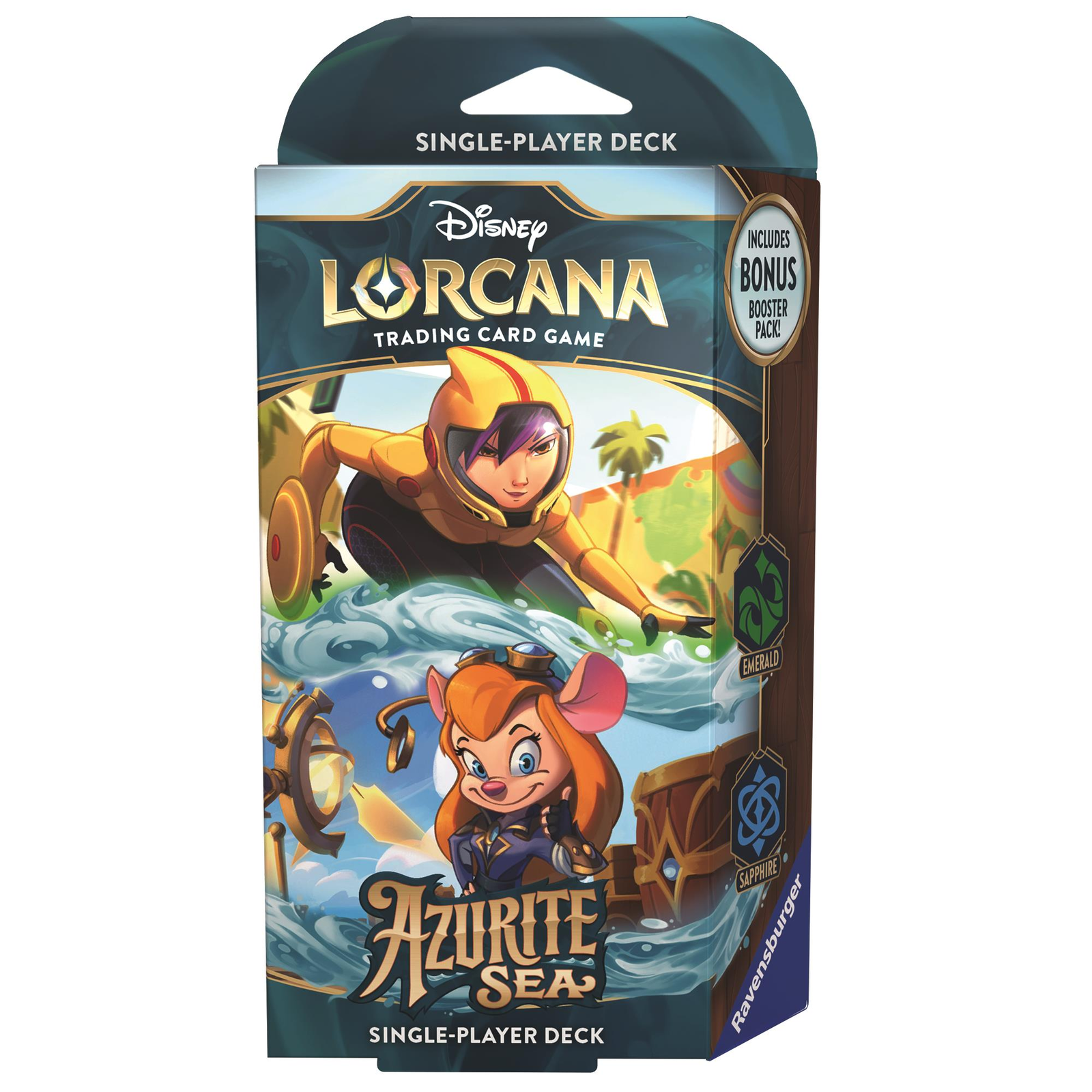 Disney Lorcana: Azurite Sea - Starter Deck Emerald & Sapphire (4050368984180)