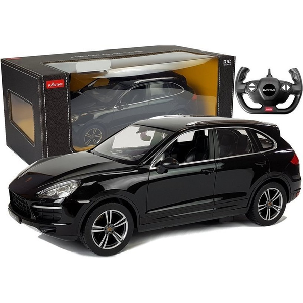 Rastar Auto R/C Porsche Cayenne Turbo Rastar 1:14 Czarne na Pilota