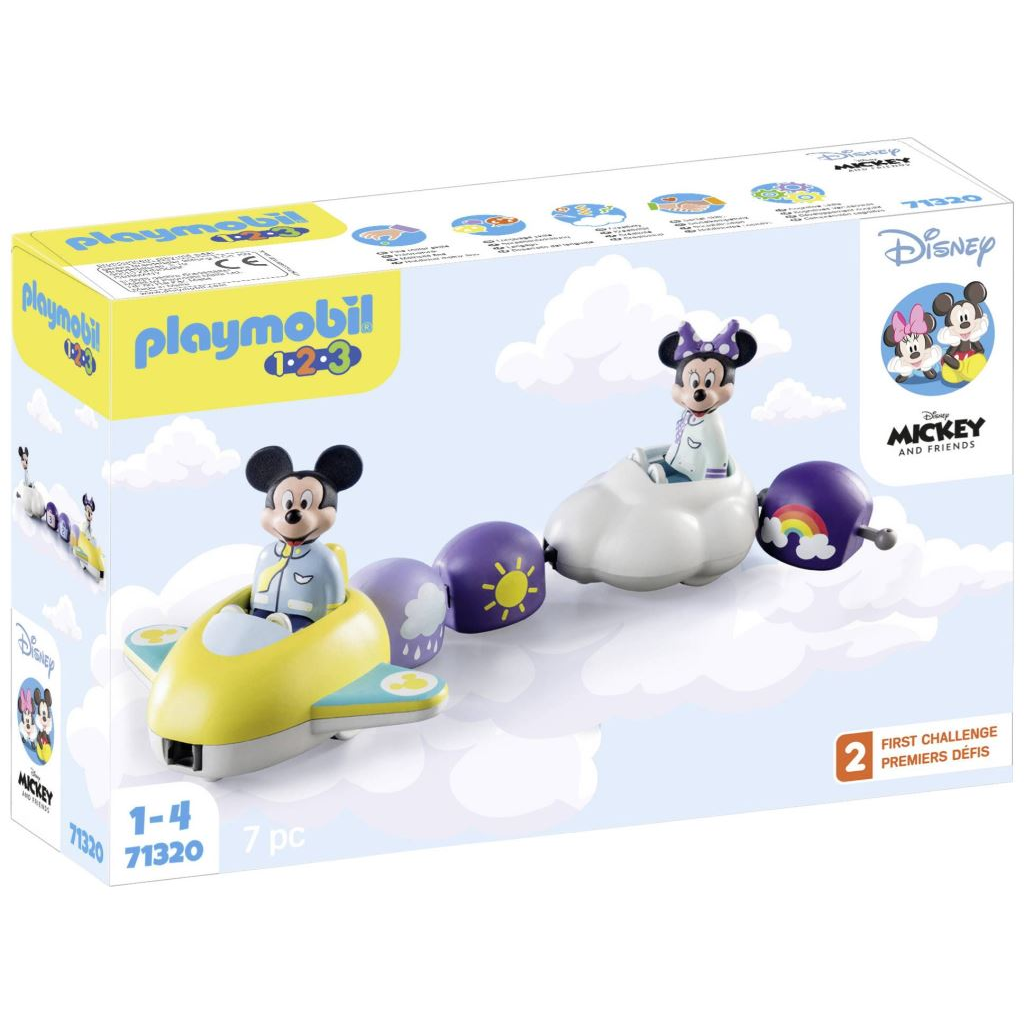 Playmobil 1.2.3: Disney - Mickey és Minnie repülése a felhőkben (71320) (p71320)