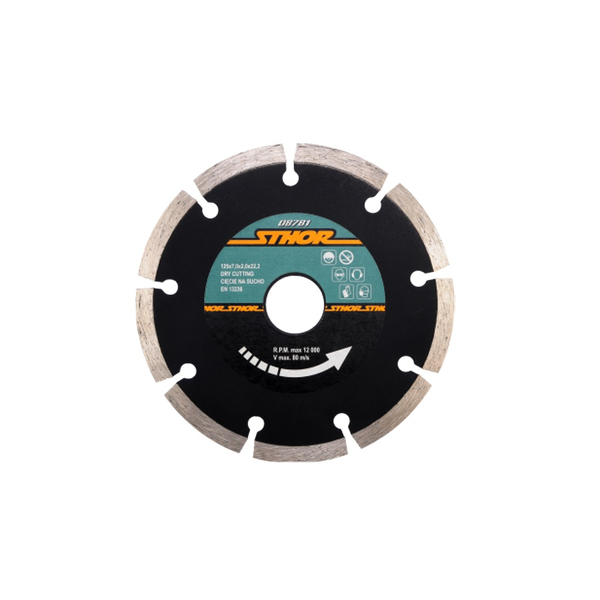 Sthor gyémánt korong szegmentált 230 x 7,0 x 2,4 x 22,2 mm