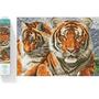 Diamond Embroidery Diamond Dotz Diamond Mosaic Tigers 59.5x45cm Dq10003