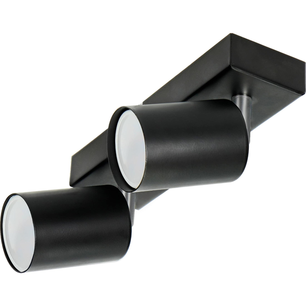 Adviti Spot Lámpa Fali és Mennyezeti Fekete 2xGU10 