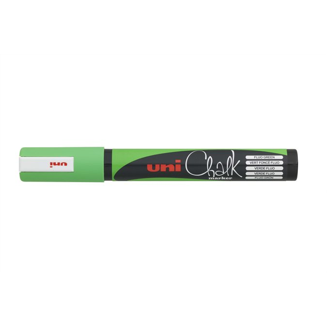 Kriedový značkovač UNI PWE-5M zelený okrúhly (PWE-5M F.GREEN)