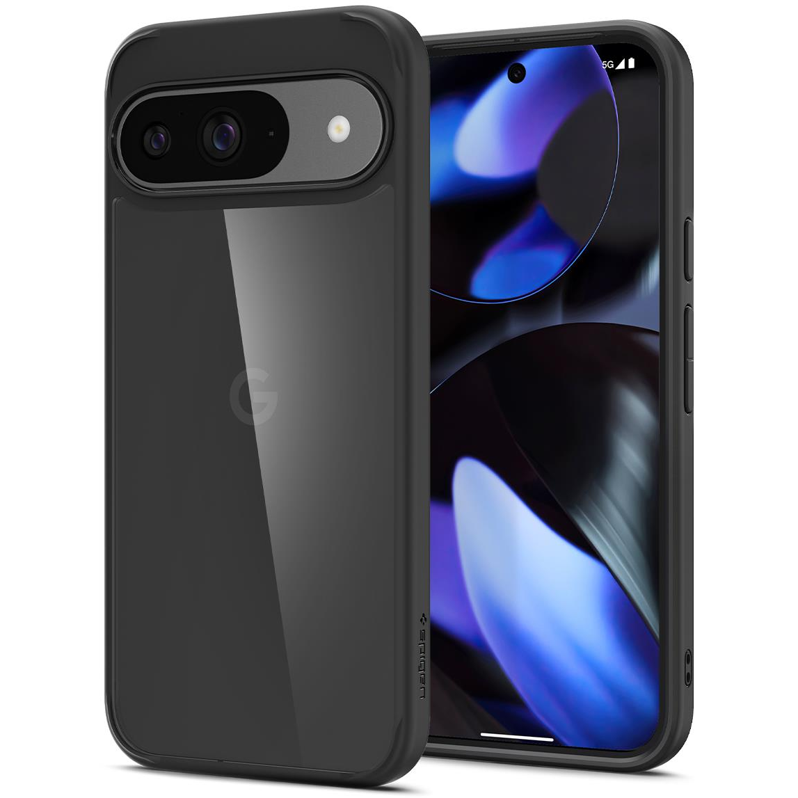 Spigen Ultra Hybrid Google Pixel 9 / 9 Pro tok átlátszó-fekete (ACS07690) (ACS07690)