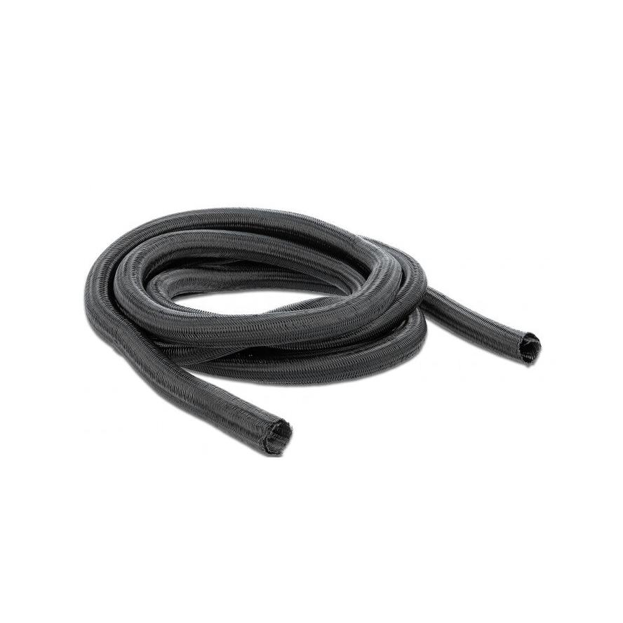 Delock Fonott kábelharisnya önzáródó 2 m x 13 mm fekete (18853)