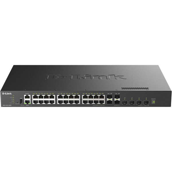 D-Link DXS-3410-32XY netværksswitch Administreret L3 Fast Ethernet (10/100) Sort