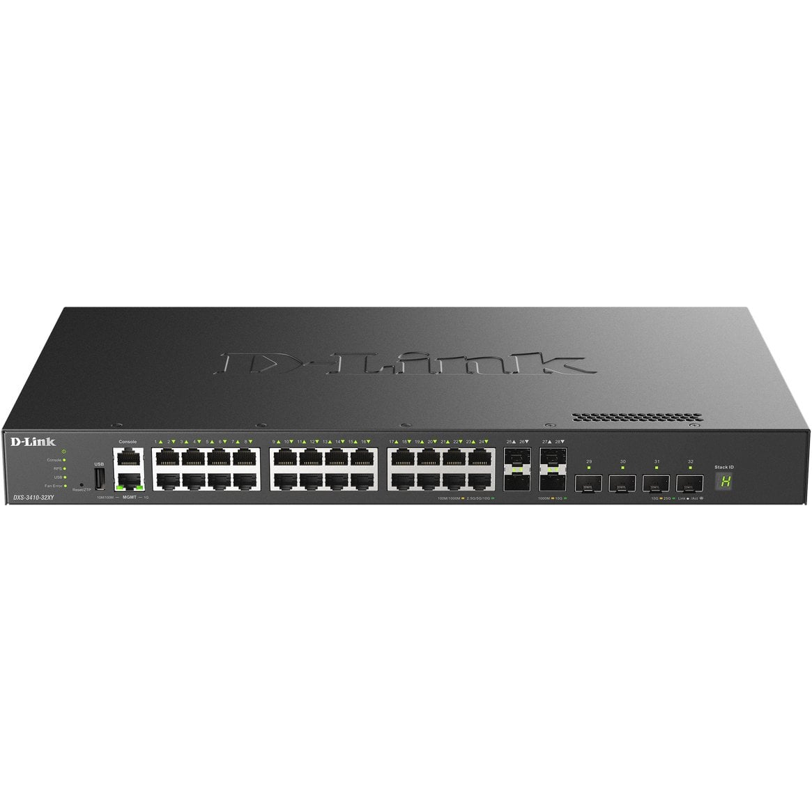 D-Link DXS-3410-32XY sieťový prepínač Riadený L3 Fast Ethernet (10/100) Čierna (DXS-3410-32XY/E)