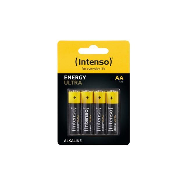 Алкални батерии Intenso Energy Ultra AA, 4 бр