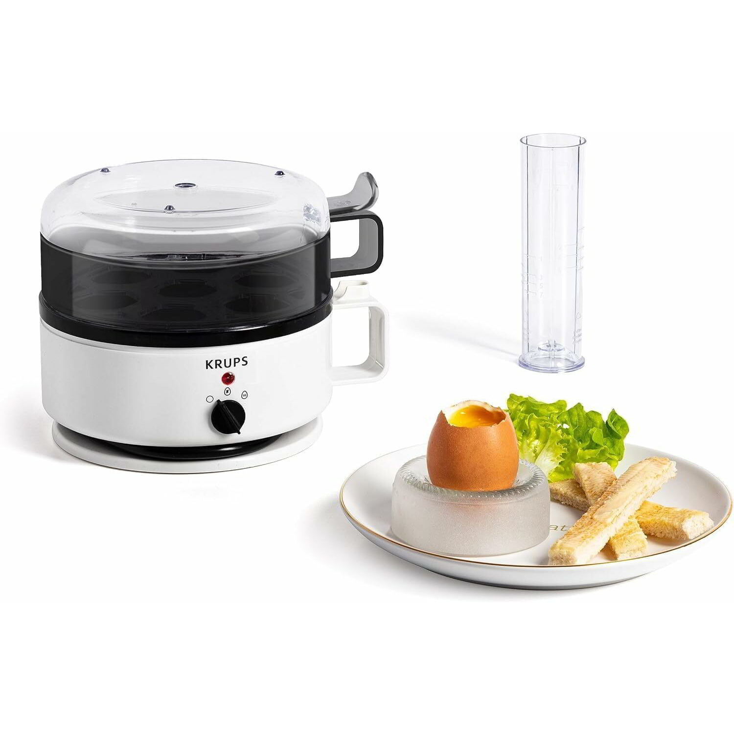 Krups EG 230115 Ovomat Super Elektromos Tojásfőző 400 Watt - Fehér (EG230115)