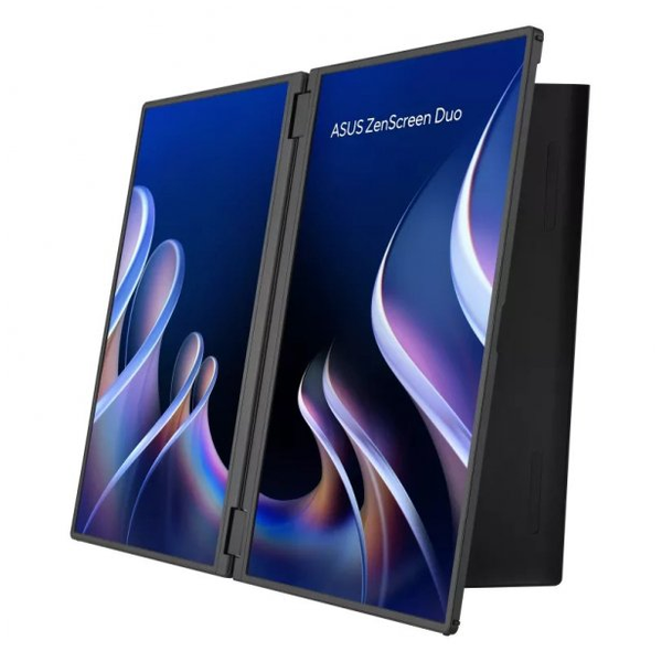 ASUS ZenScreen Duo MB14FCD Bærbar skærm Sort 35,6 cm (14") LCD 1920 x 1200 pixel