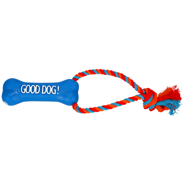 DINGO Csontos kutyajáték - 13 cm (Kék)
