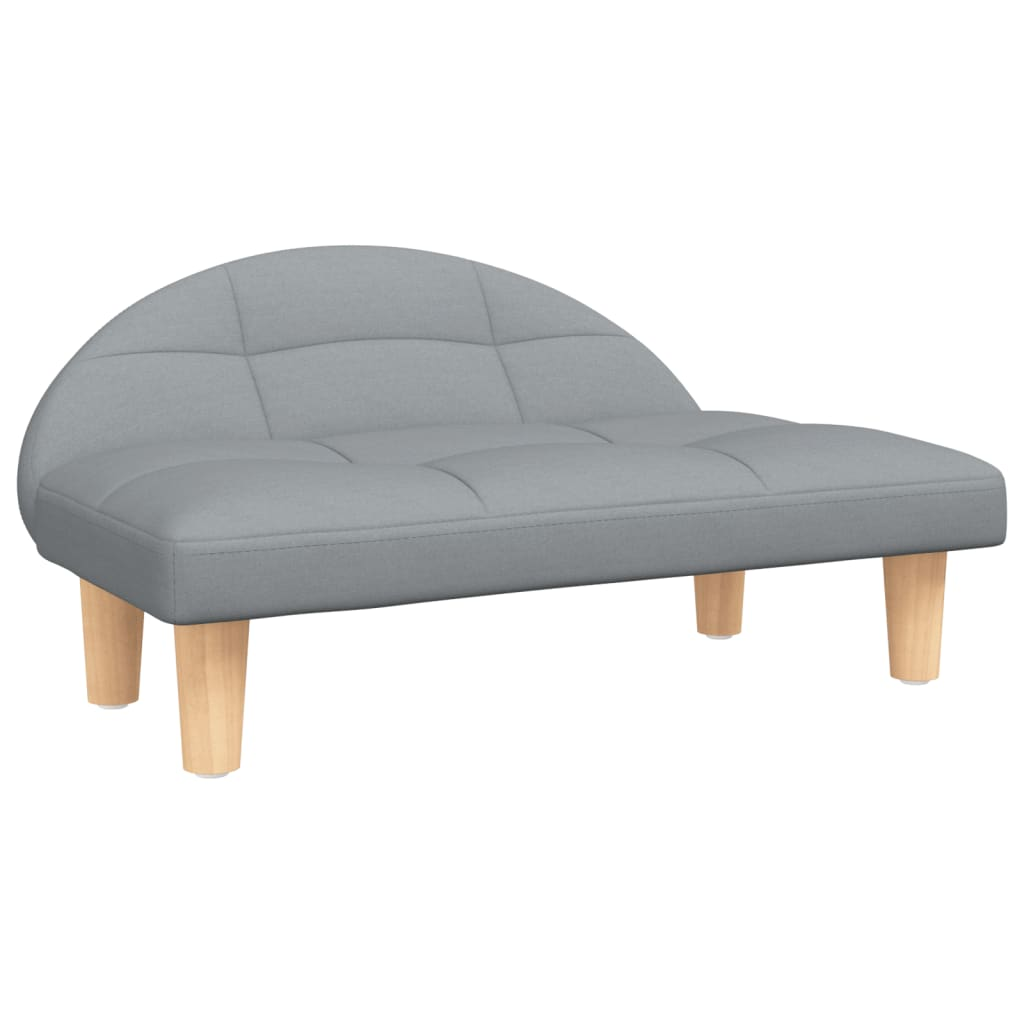 világosszürke szövet kutyaágy 70 x 52 x 30 cm (171933)