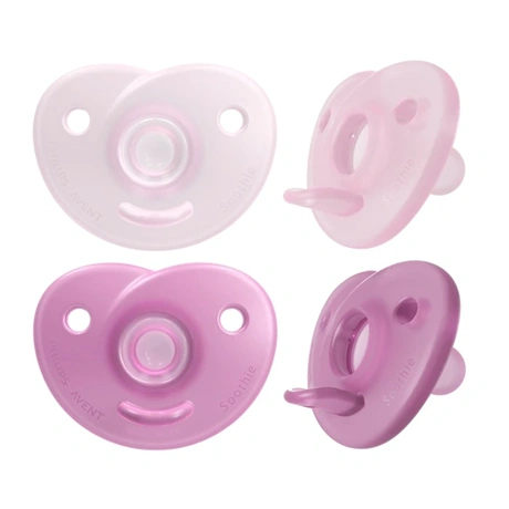 Philips AVENT SCF099/27 ciuccio per bambino Ciuccio classico Rotondo Silicone Rosa