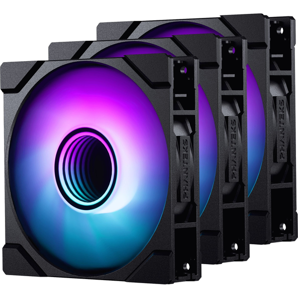 Phanteks M25 Gen2 140mm D-RGB PWM Rendszerhűtő ventilátor 3 db - Fekete