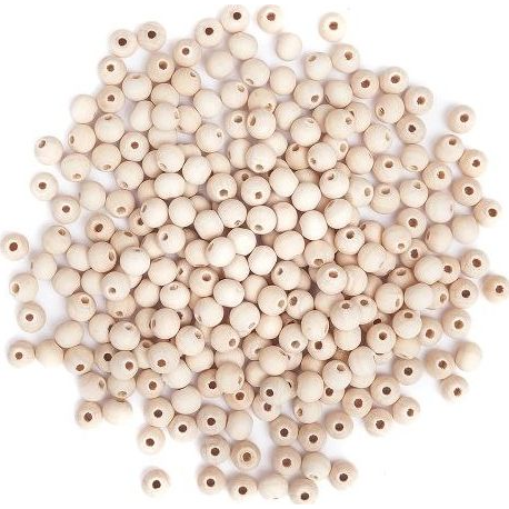  DP Craft Drewniane koraliki DPRCAFT Kulki 8mm, 40g Dalprint