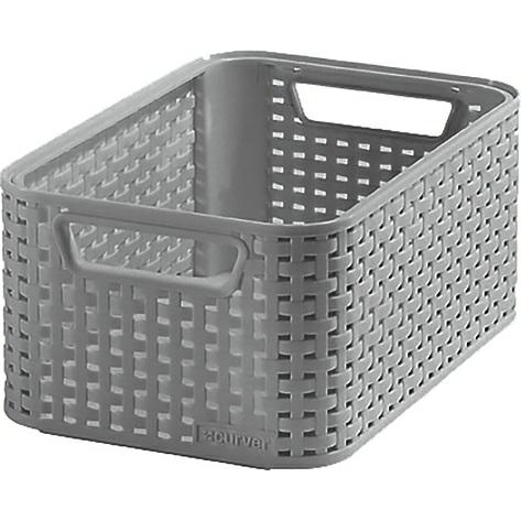 Univerzális kosár műanyag, szürke (253011)