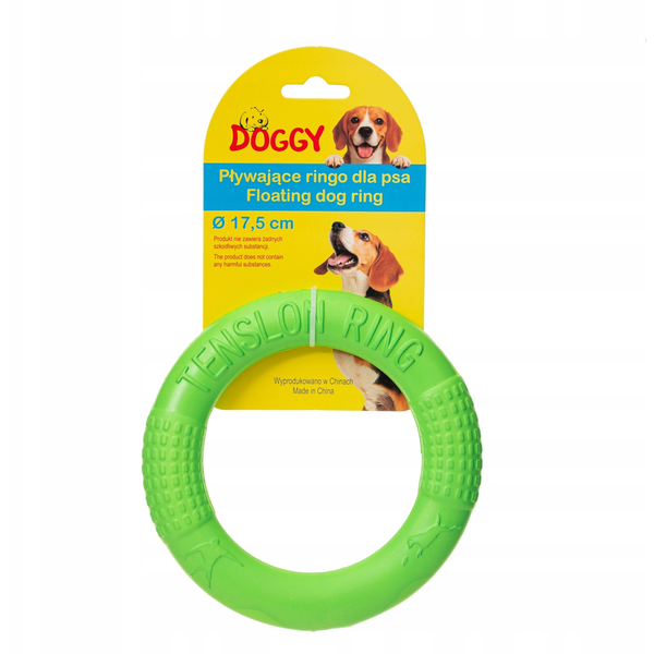 Úszó karika kutyáknak - Húzó játék kis kutyáknak 17,5 cm - Rágóka