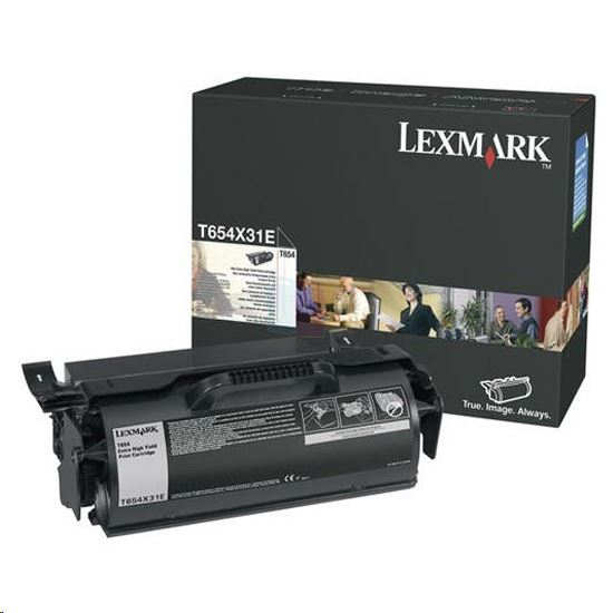 Lexmark T654X31E cartuccia toner Originale Nero