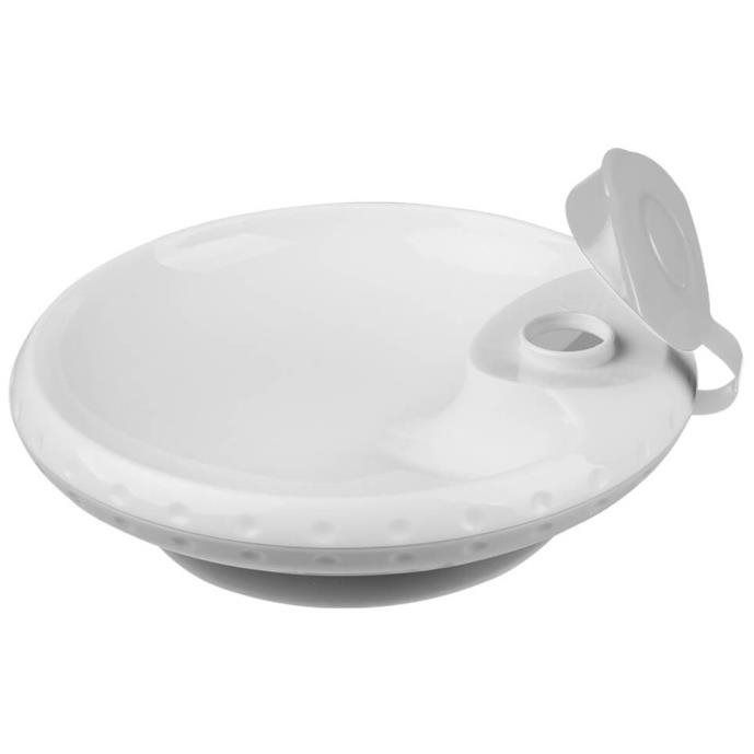 BabyOno Thermo gyerek tál, szürke (5901435411452)