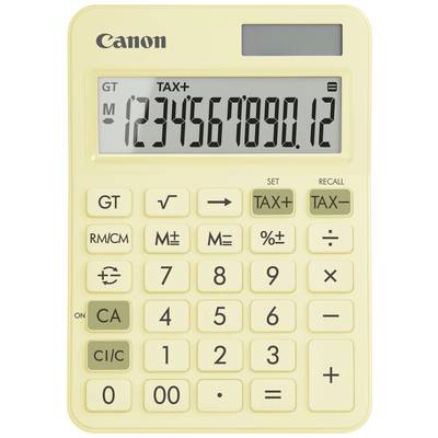 Canon LS-125KB calcolatrice Desktop Calcolatrice di base Giallo