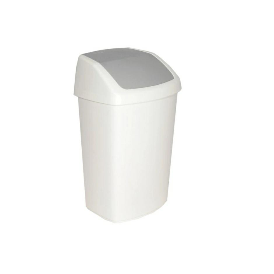 Szemeteskosár Curver Swing Top 25L fehér (173183)