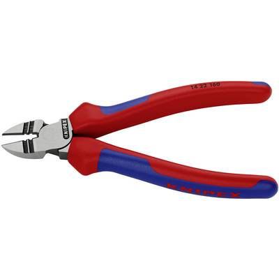 Huzalcsupaszító-oldalcsípőfogó, lágy/közepes huzal: 2,5/1,5 mm, Knipex 14 22 160 (14 22 160)