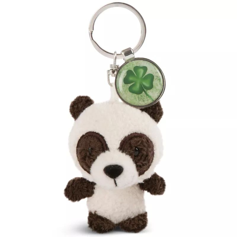 Nici Panda kulcstartó szerencse medállal - 7 cm (47537)