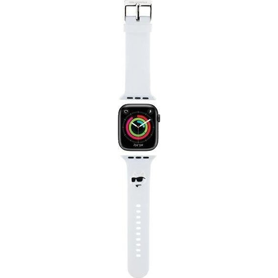 Karl Lagerfeld Choupette Head NFT Apple Watch 42/44/45/49 Mm Óraszíj Fehér (KF001839)